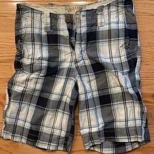 Hollister plaid shorts